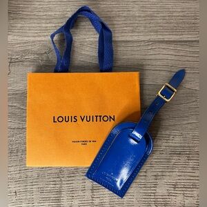 Louis Vuitton Large Luggage Tag - Deep Blue 🏷️